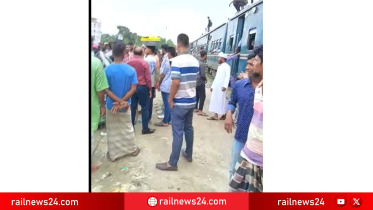 ময়মনসিংহে কমিউটার ট্রেনের ধাক্কায় অটোরিকশার ৩ যাত্রী আহত