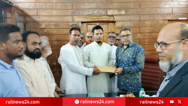 পাহাড়তলী কারখানার উন্নয়নে ১২ দফা দাবিতে রেল সচিবকে বিআরইএলের স্মারকলিপি