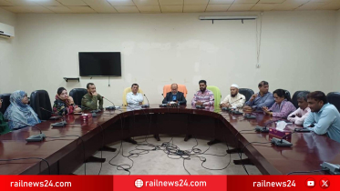 বাংলাদেশ রেলওয়ে পূর্বাঞ্চলে বিদায়-বরণ অনুষ্ঠানে কর্মকর্তাদের মিলনমেলা