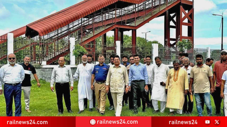 ঢাকা–পাবনা সরাসরি ট্রেন চালুর প্রস্তুতি, পাবনা রেলস্টেশন পরিদর্শনে এমপি শিমুল বিশ্বাস