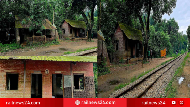 বন্ধ থাকা রেল স্টেশন এখন গোয়ালঘর-মুরগির ফার্ম!