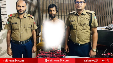 চট্টগ্রাম রেলওয়ে স্টেশনে আরএনবির সফল অভিযান: বৈদ্যুতিক তার চুরির সময় আটক ১