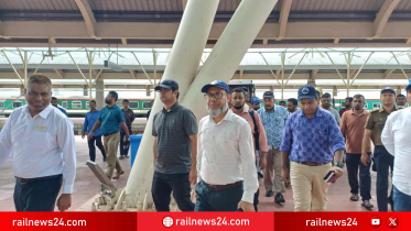 চট্টগ্রাম-কক্সবাজার রেলপথ পরিদর্শনে মহাব্যবস্থাপক (পূর্ব) মো: সুবক্তগীন