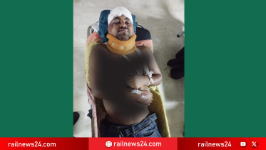 শান্টিং চলাকালে ইঞ্জিনের ধাক্কায় পয়েন্টসম্যান গুরুতর আহত, ঝুঁকি ভাতা চালুর দাবি জোরালো