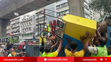 যাত্রীদের নিরাপদ চলাচলে মতিঝিল মেট্রোরেল স্টেশনে ডিএমটিসিএলের বিশেষ অভিযান