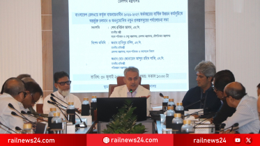 চলমান ও নতুন রেল প্রকল্প নিয়ে রেলপথ মন্ত্রণালয়ে গুরুত্বপূর্ণ পর্যালোচনা সভা।