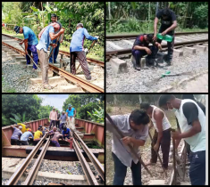 প্রকৌশল বিভাগের  গেজেটেড ছুটি ও কর্মঘন্টা বাস্তবায়নের দাবীতে ১৭ই মে  কমলাপুর প্রতিবাদ সমাবেশ ।
