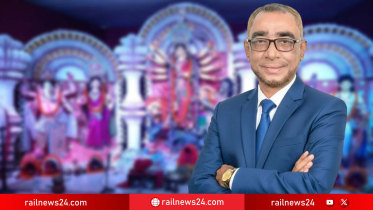 শারদীয় দুর্গোৎসবে রেলওয়ের কর্মকর্তা-কর্মচারী ও সনাতন ধর্মাবলম্বীদের শুভেচ্ছা জানালেন এম. আর. মঞ্জু