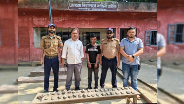 আখাউড়ায় রেলের সিগন্যালের যন্ত্রাংশ চুরির সময় যুবক আটক