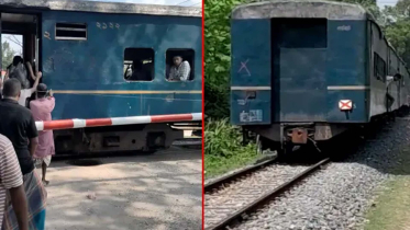 লালমনিরহাটের কালীগঞ্জে বগি ফেলে চলে গেল ট্রেনের ইঞ্জিন, মহাসড়কে ১ ঘণ্টা যানজট