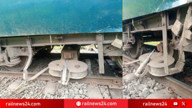 রাজশাহীতে ঢালারচর এক্সপ্রেস ট্রেন লাইনচ্যুত