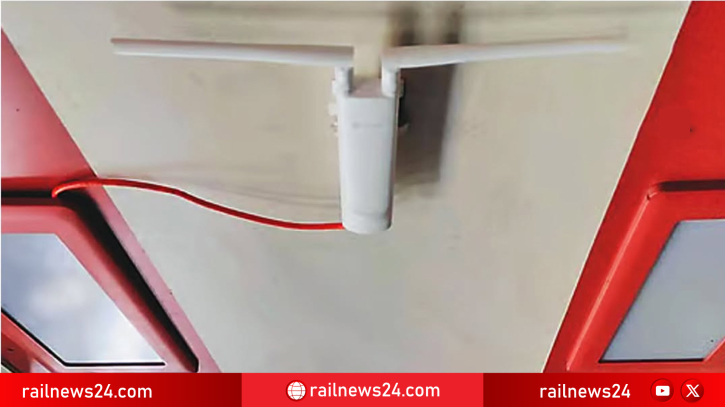 আন্তনগর ট্রেনে বসানো ৬০টির মতো রাউটার, তবে কয়েক মাস না যেতেই ৪৫টি চুরি হয়ে গেছে