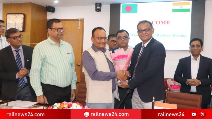ঢাকায় বাংলাদেশ-ভারতের ৩৮তম আন্তঃসরকারি রেলওয়ে বৈঠক শুরু