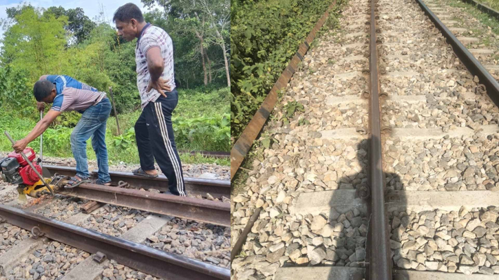 ভানুগাছ–শ্রীমঙ্গল রেলপথে ফ্র্যাকচার, দ্রুত মেরামতে স্বাভাবিক ট্রেন চলাচল